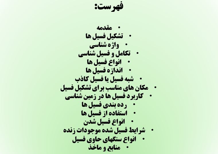 دانلود تحقیق پاورپوینت فسیلها و انواع آن - تصویر 3