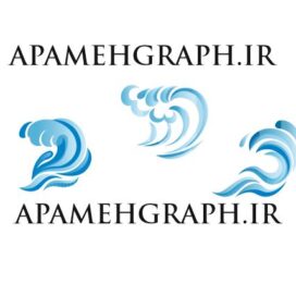 وکتور موج دریا
