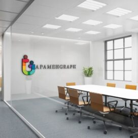 موکاپ لوگو دفتر