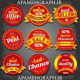 دانلود لیبل لایه باز دایره(فتوشاپ)