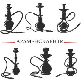وکتور انواع قلیان