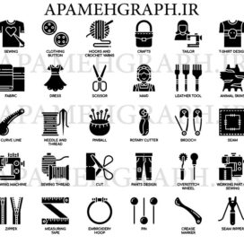 آیکن خیاطی