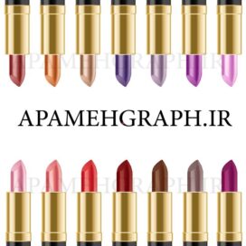 دانلود وکتور انواع رنگ رژ لب
